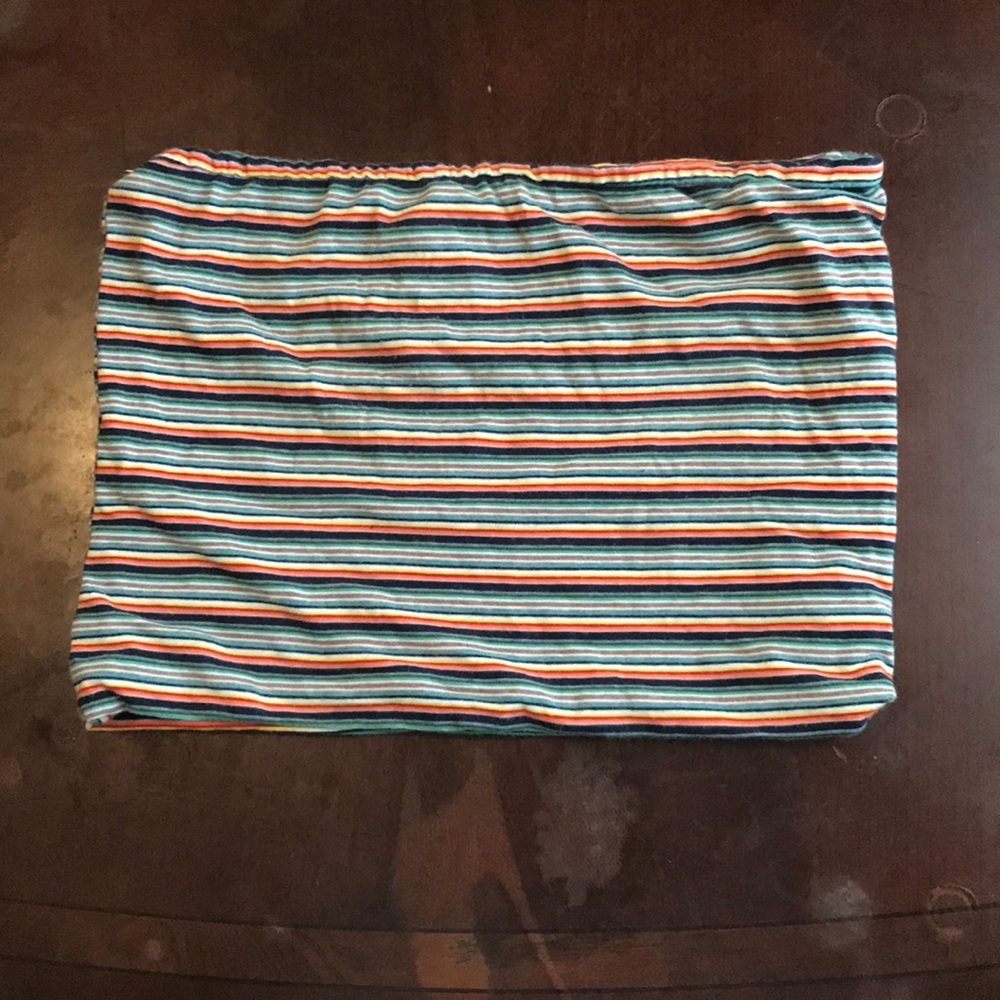 Rainbow tube top